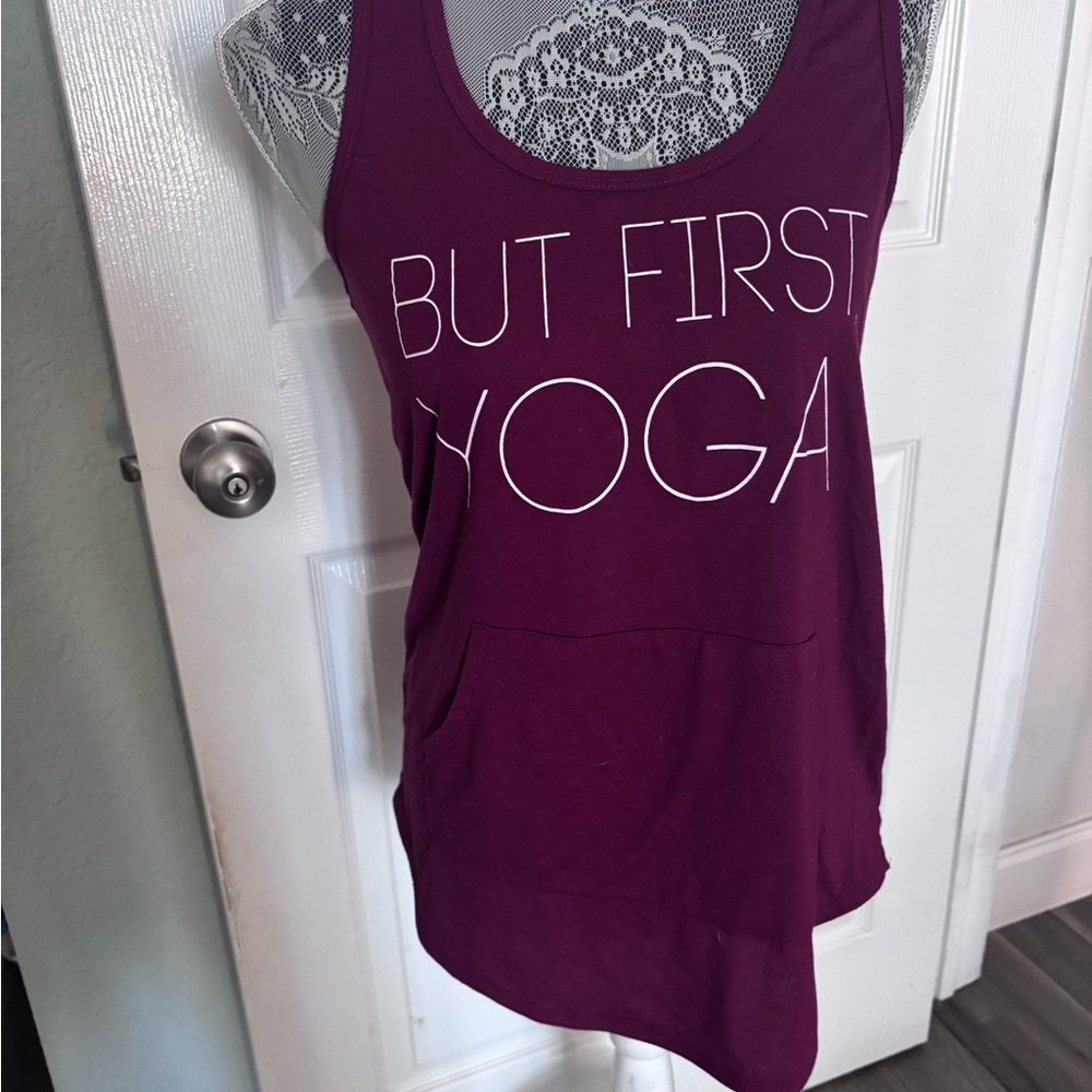 PEACEFUL WARRIOR TANK SZ S ~ LIKE NEW